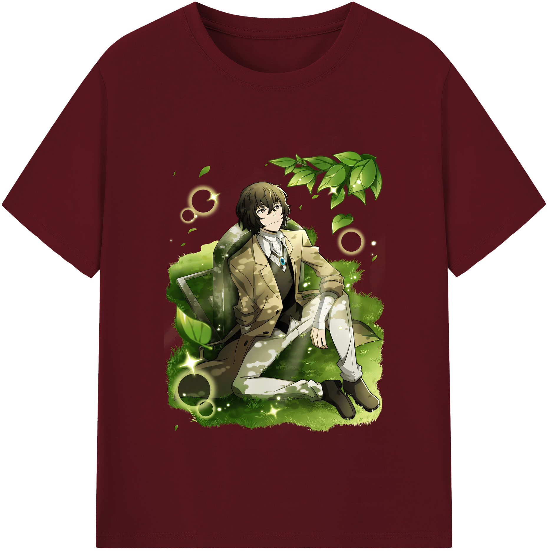 （画像用） 文豪ストレイドッグス Bungo Stray Dogs 綿100％半袖Tシャツ（フロントプリント）